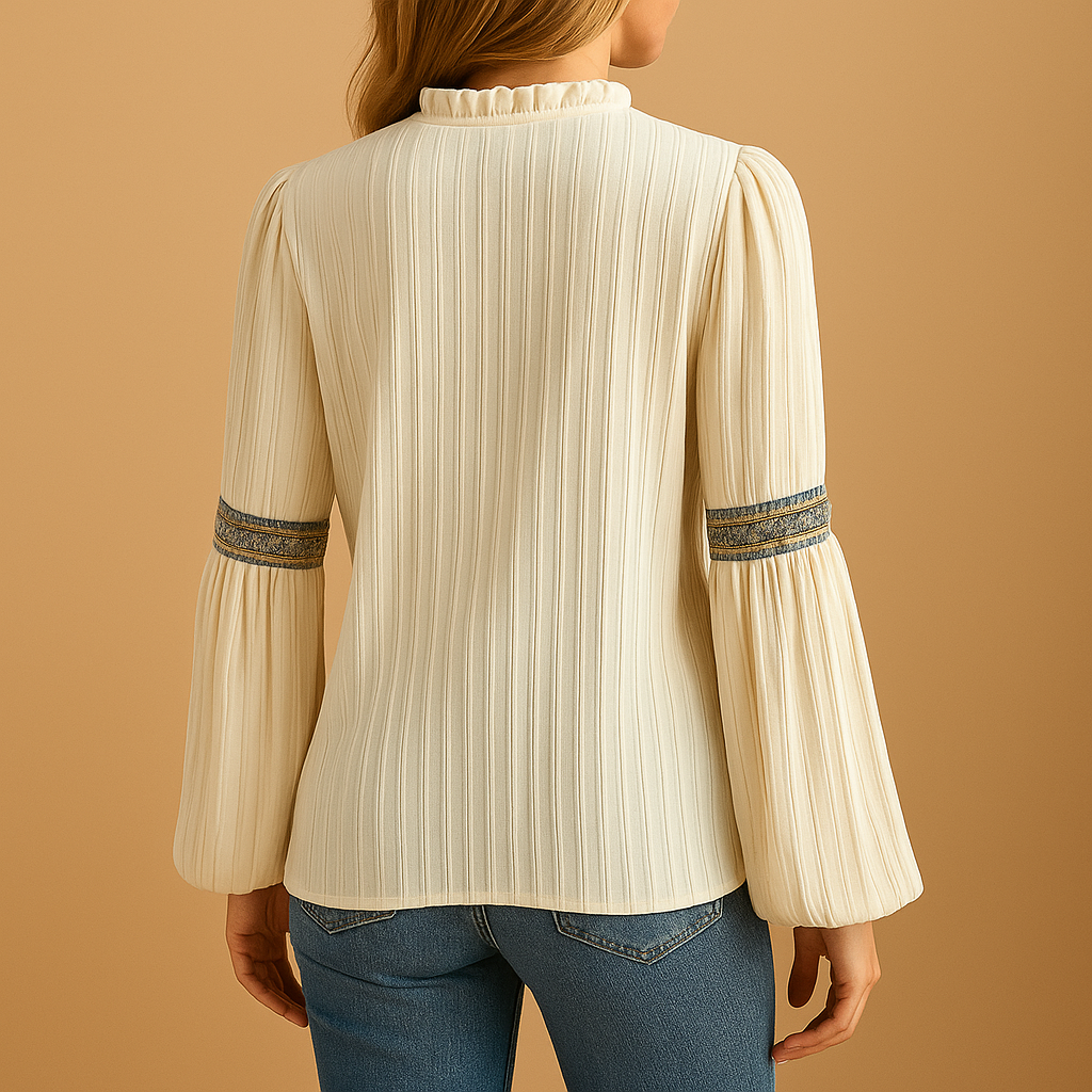 Gaëtane™ | Blouse Dentelle Élégante