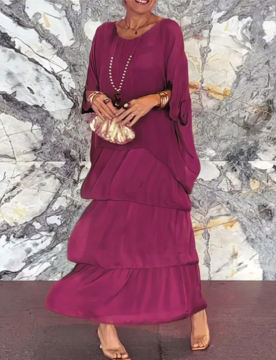 Bonnie - Robe Maxi Élegante et Fluide