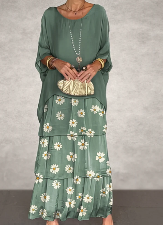 Bonnie - Robe Maxi Élegante et Fluide
