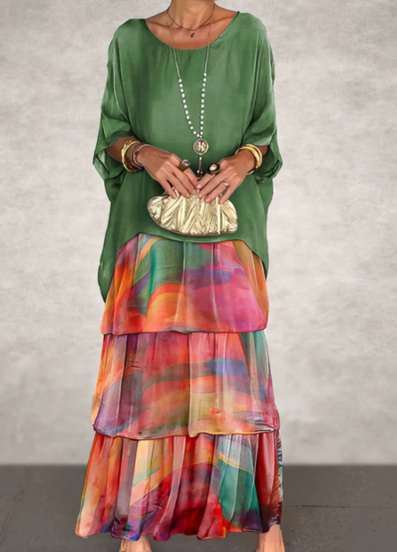 Bonnie - Robe Maxi Élegante et Fluide