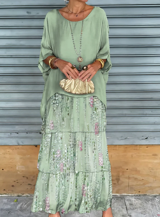 Bonnie - Robe Maxi Élegante et Fluide
