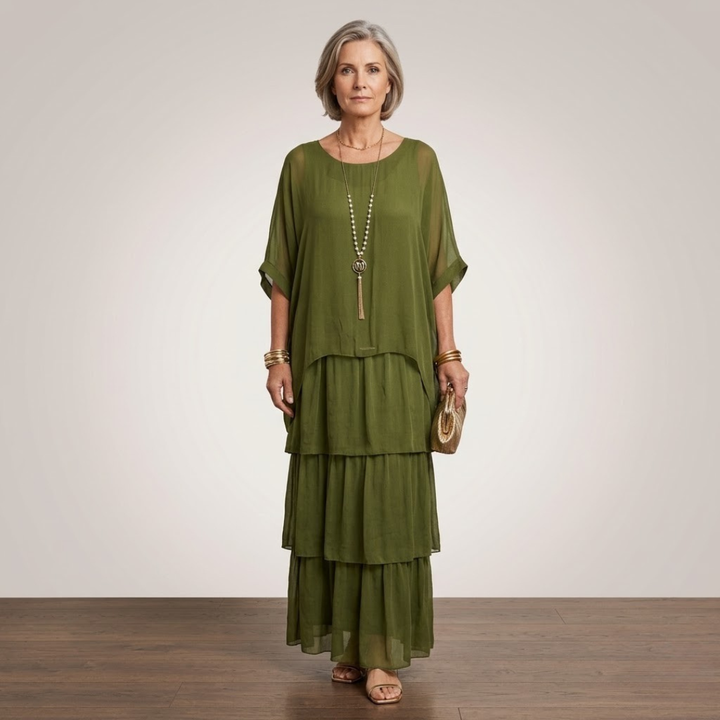 Bonnie - Robe Maxi Élegante et Fluide