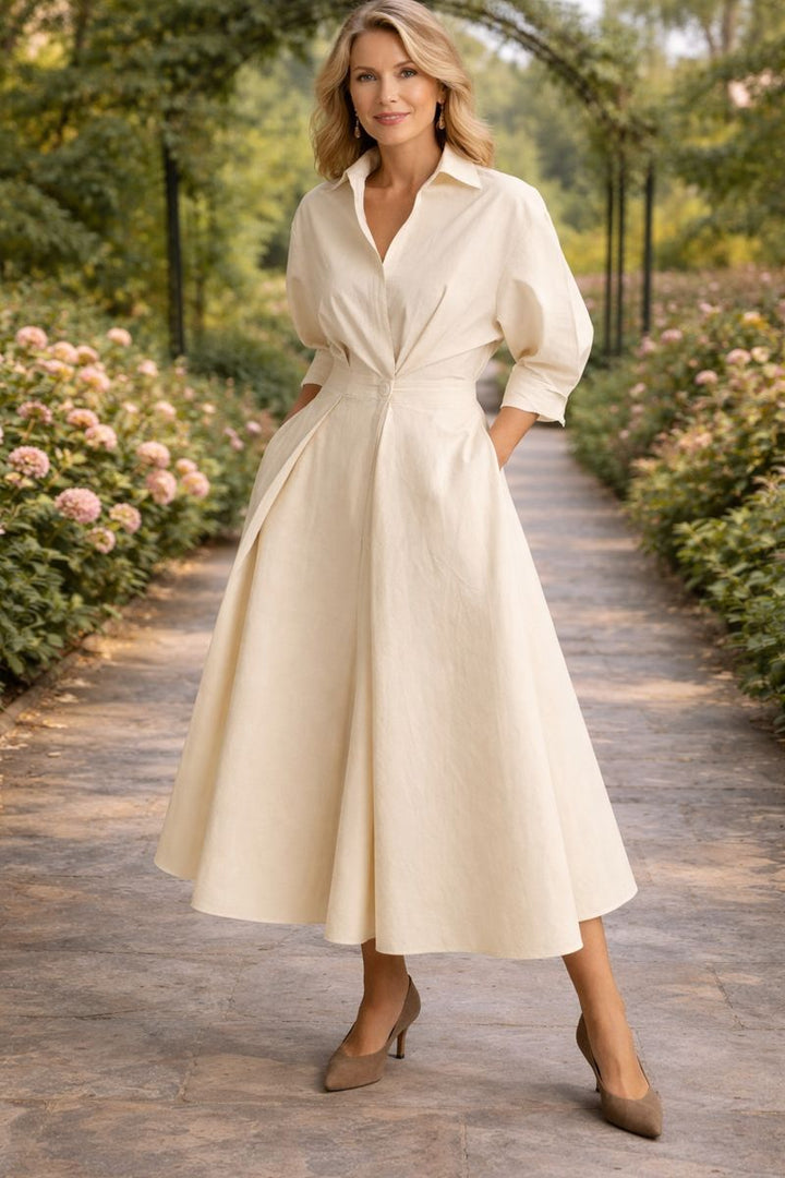 Monroe™ | Robe Maxi Fluide à Devant Croisé