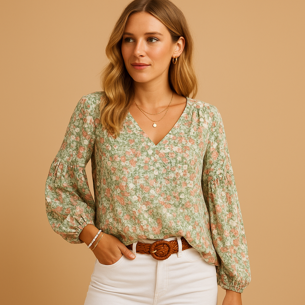 Lison™ | Blouse Florale Estivale