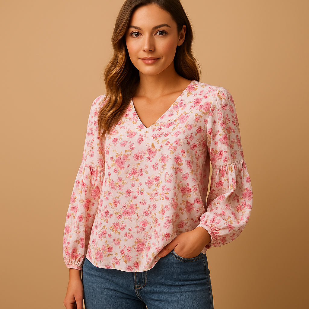 Lison™ | Blouse Florale Estivale