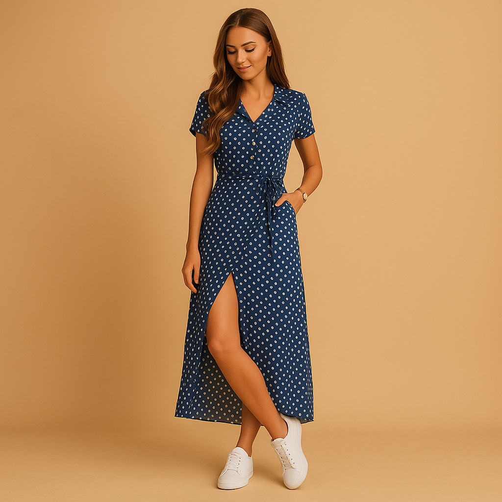 Cassandre™ | Robe Boutonnée Été