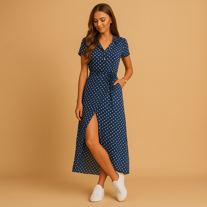 Cassandre™ | Robe Boutonnée Été