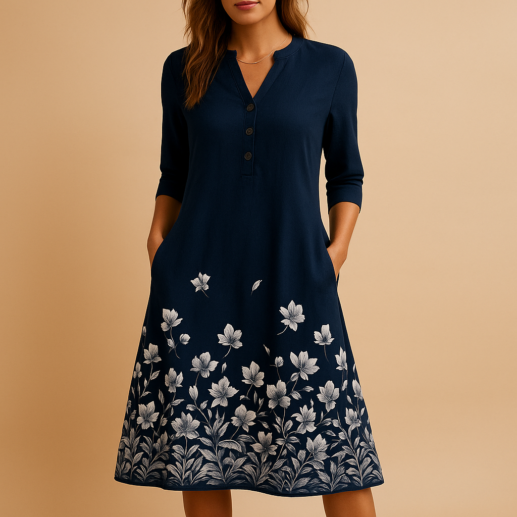 Cécilia™ | Robe Fleurie Féminine