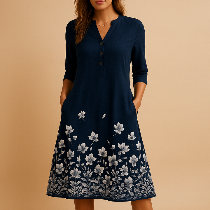 Cécilia™ | Robe Fleurie Féminine