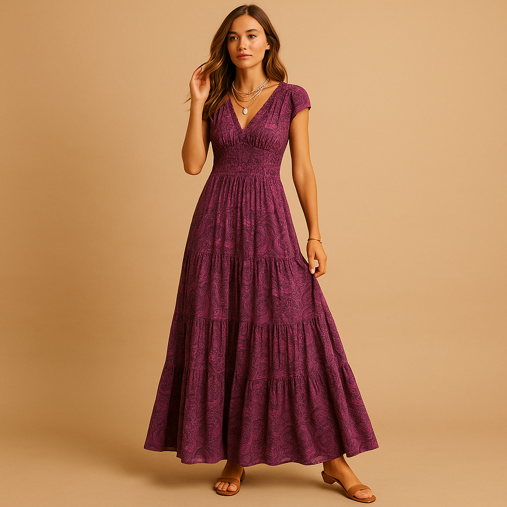 Fanny™ | Robe Maxi Florale