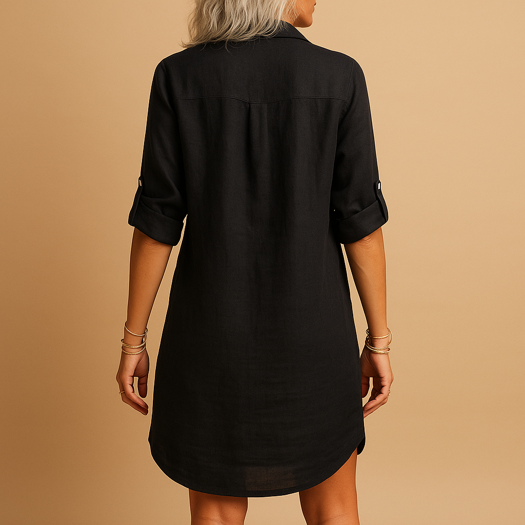 Éliane™ | Robe-Blouse Taille Marquée