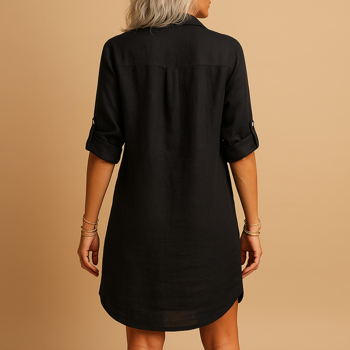Éliane™ | Robe-Blouse Taille Marquée