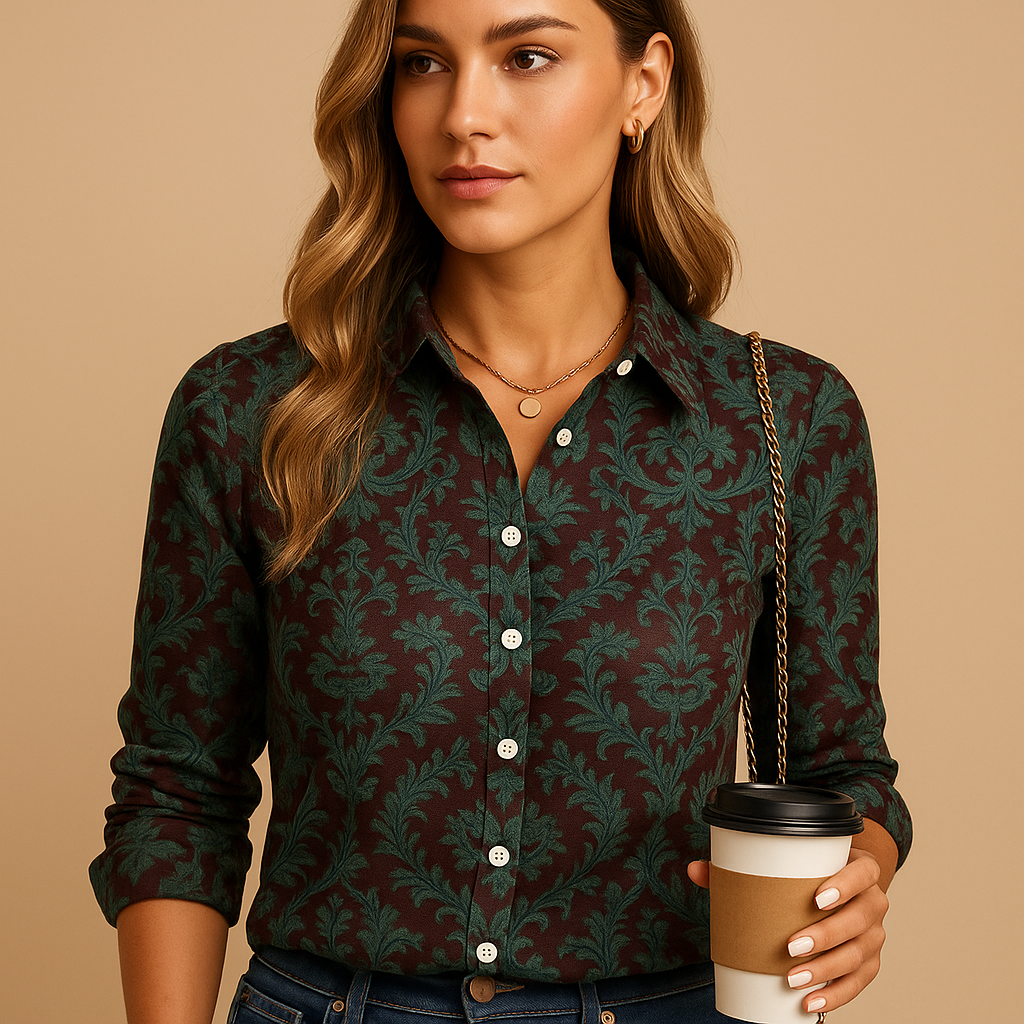 Lysandre™ | Blouse Motif Élégant