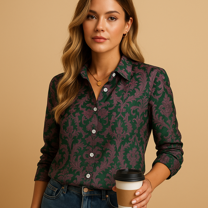 Lysandre™ | Blouse Motif Élégant