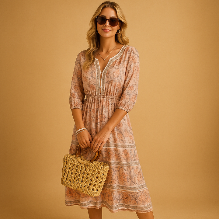 Mirella™ | Robe Bohème Fluide