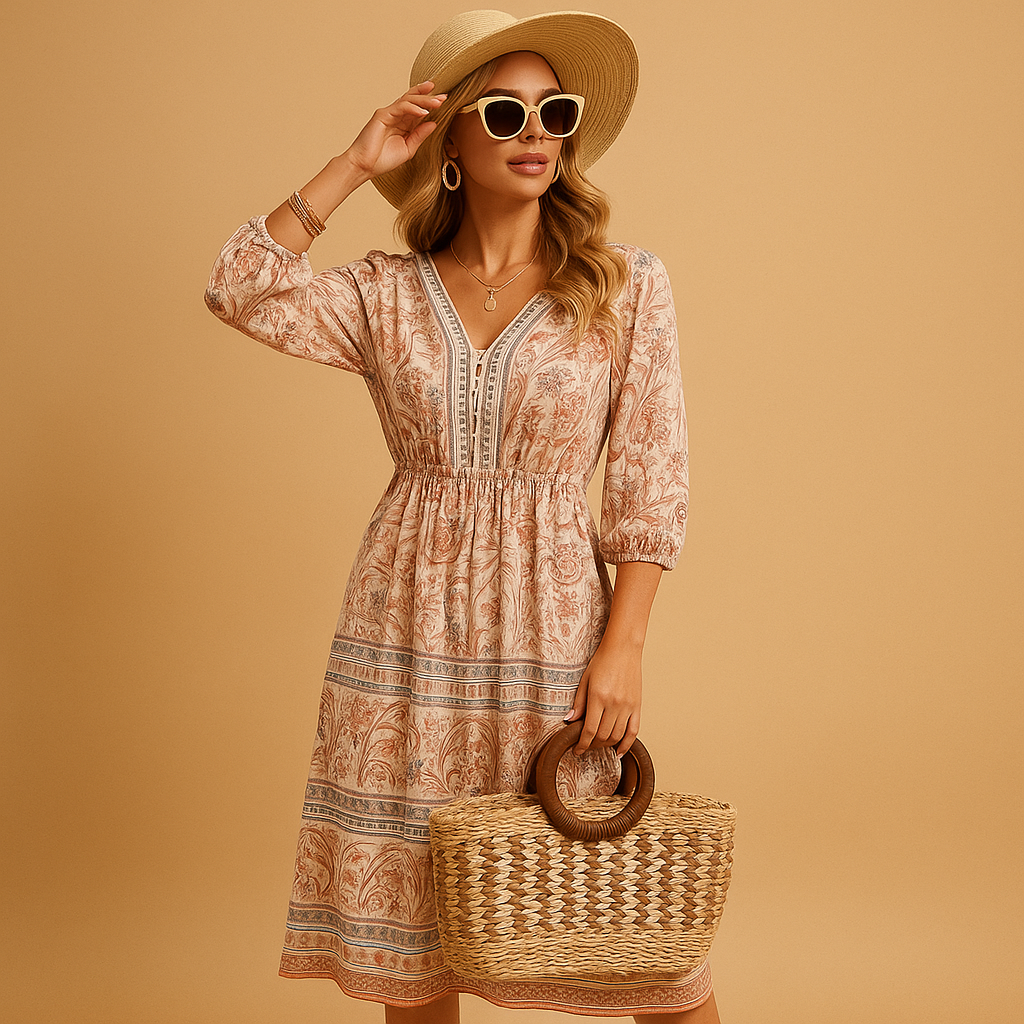 Mirella™ | Robe Bohème Fluide