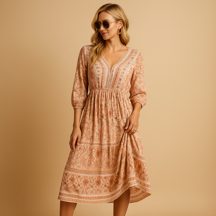Mirella™ | Robe Bohème Fluide