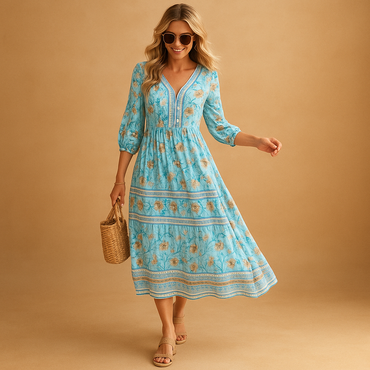 Mirella™ | Robe Bohème Fluide