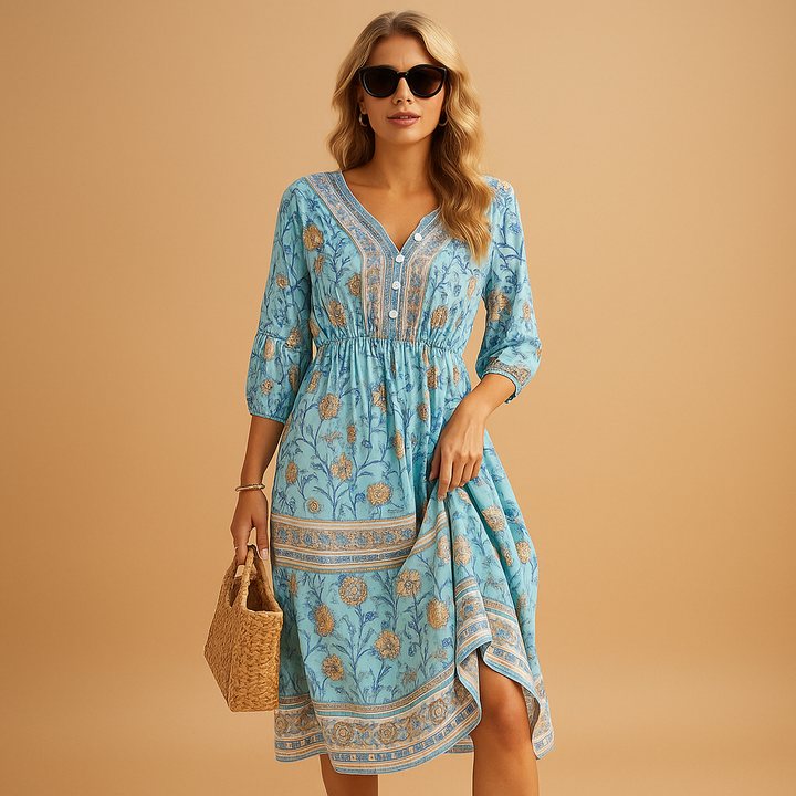 Mirella™ | Robe Bohème Fluide