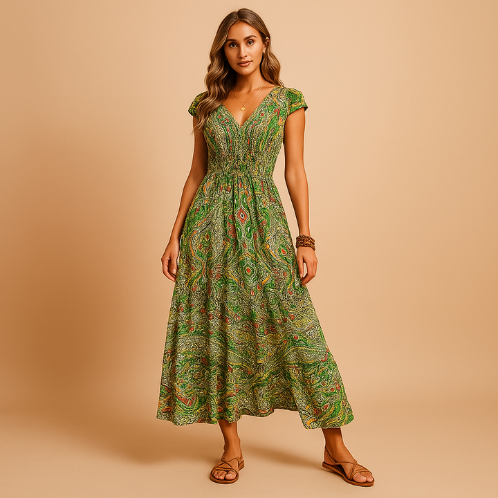 Émeline™ | Robe Maxi Bohème