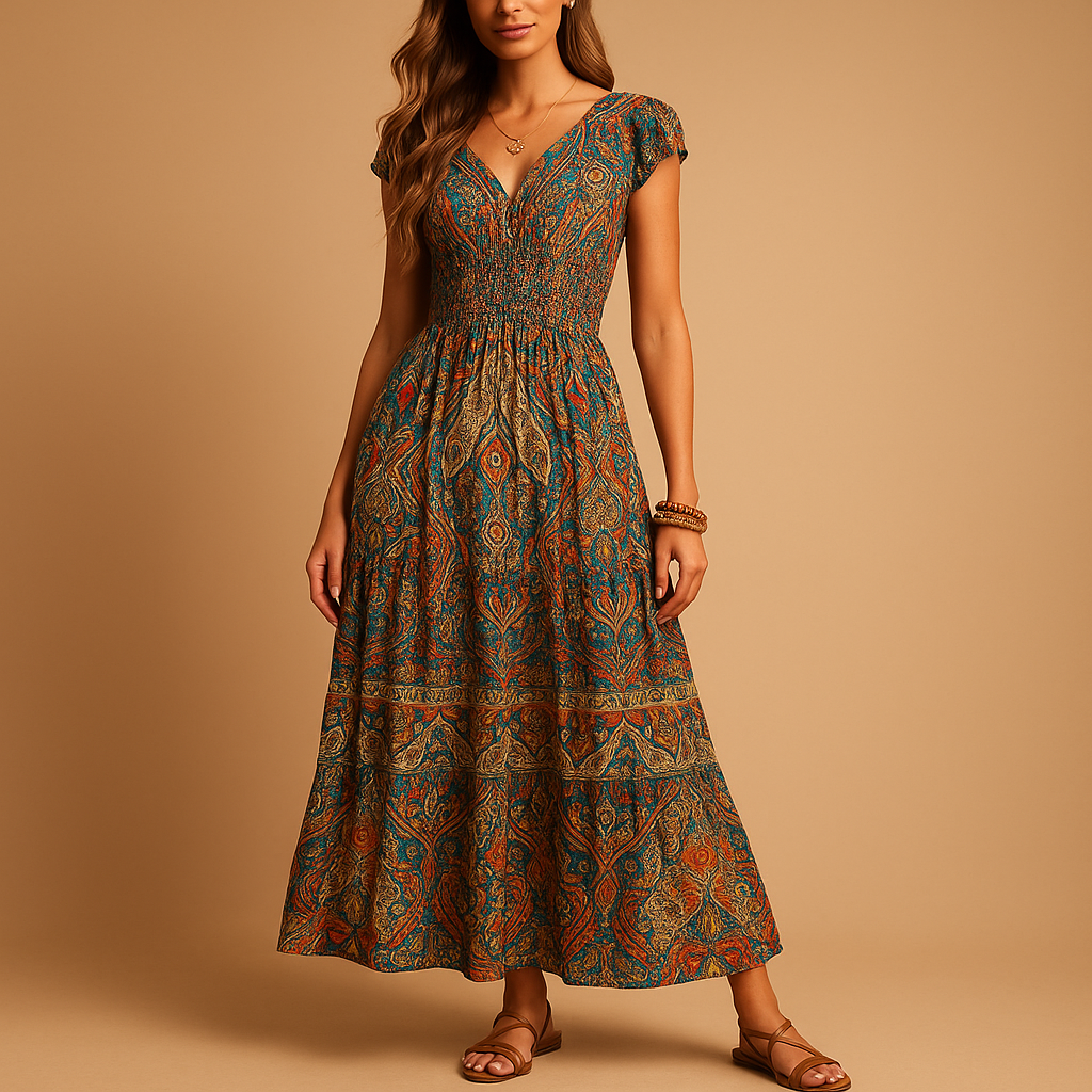 Émeline™ | Robe Maxi Bohème
