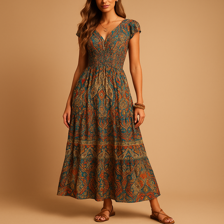 Émeline™ | Robe Maxi Bohème