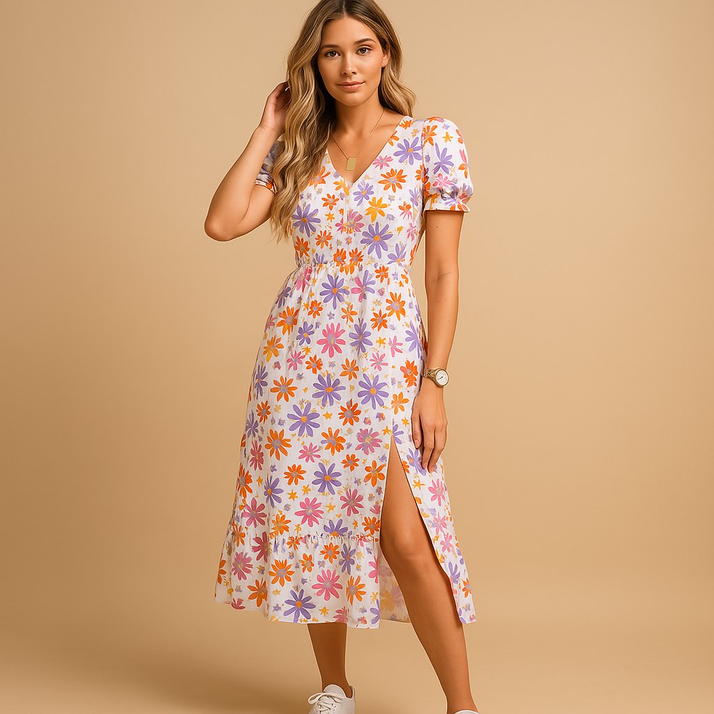 Pauline™ | Robe Maxi Fendue