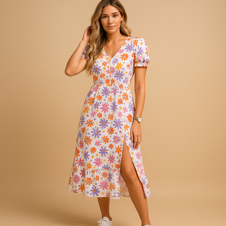 Pauline™ | Robe Maxi Fendue