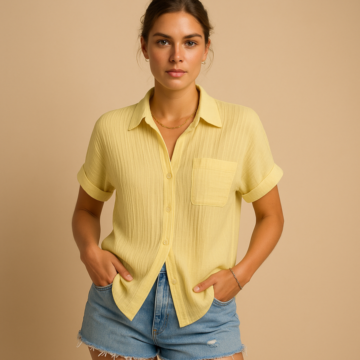 Maëva™ | Polo Chic Manches Courtes
