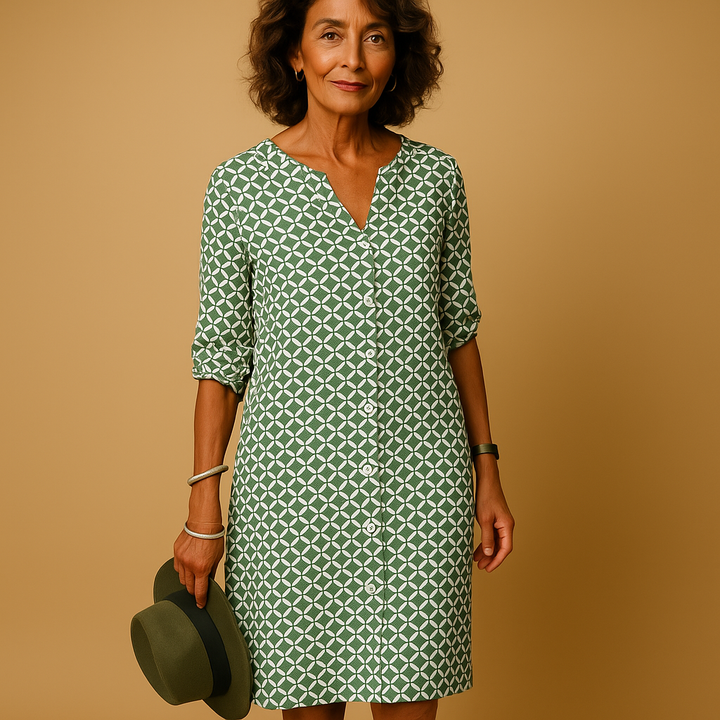 Sandrine™ | Robe Col V Décontractée