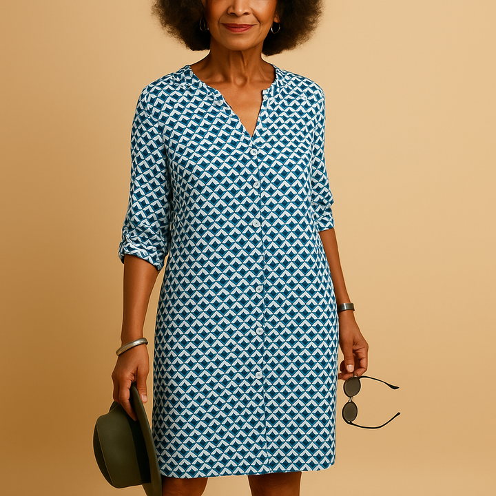 Sandrine™ | Robe Col V Décontractée