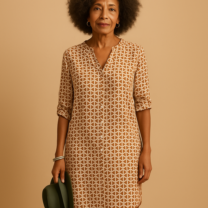 Sandrine™ | Robe Col V Décontractée