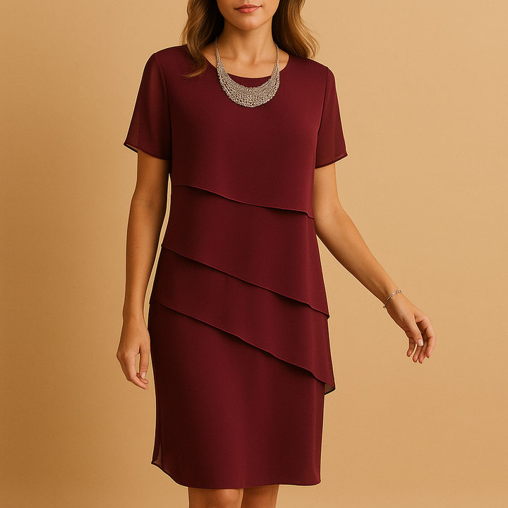 Floriane™ | Robe Midi Chiffon