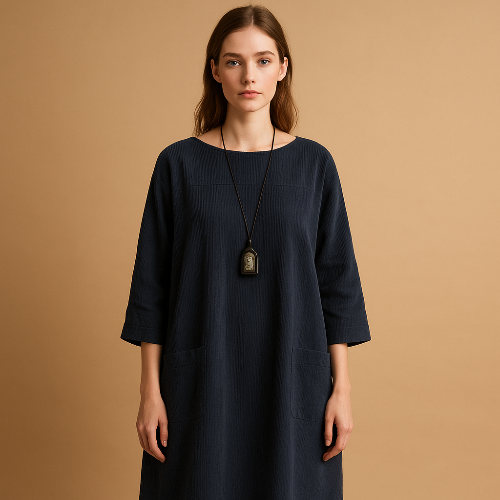 Gisèle™ | Robe Velours Côtelé