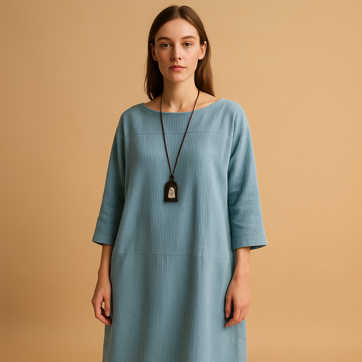 Gisèle™ | Robe Velours Côtelé