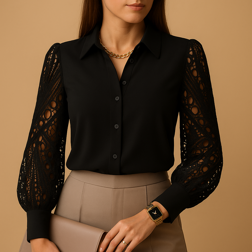 Véronique™ | Blouse Dentelle Chic