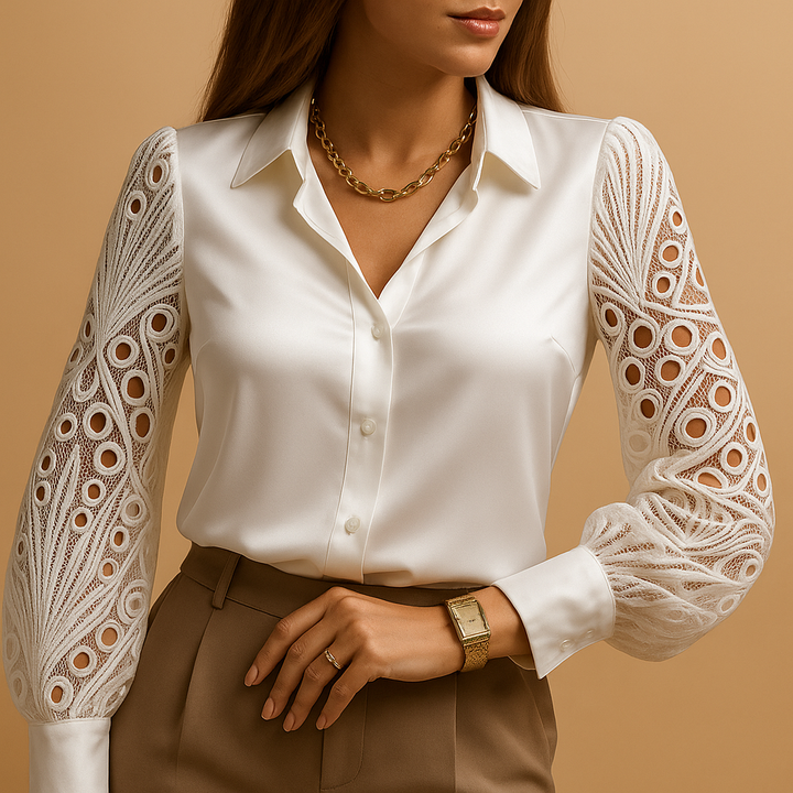 Véronique™ | Blouse Dentelle Chic