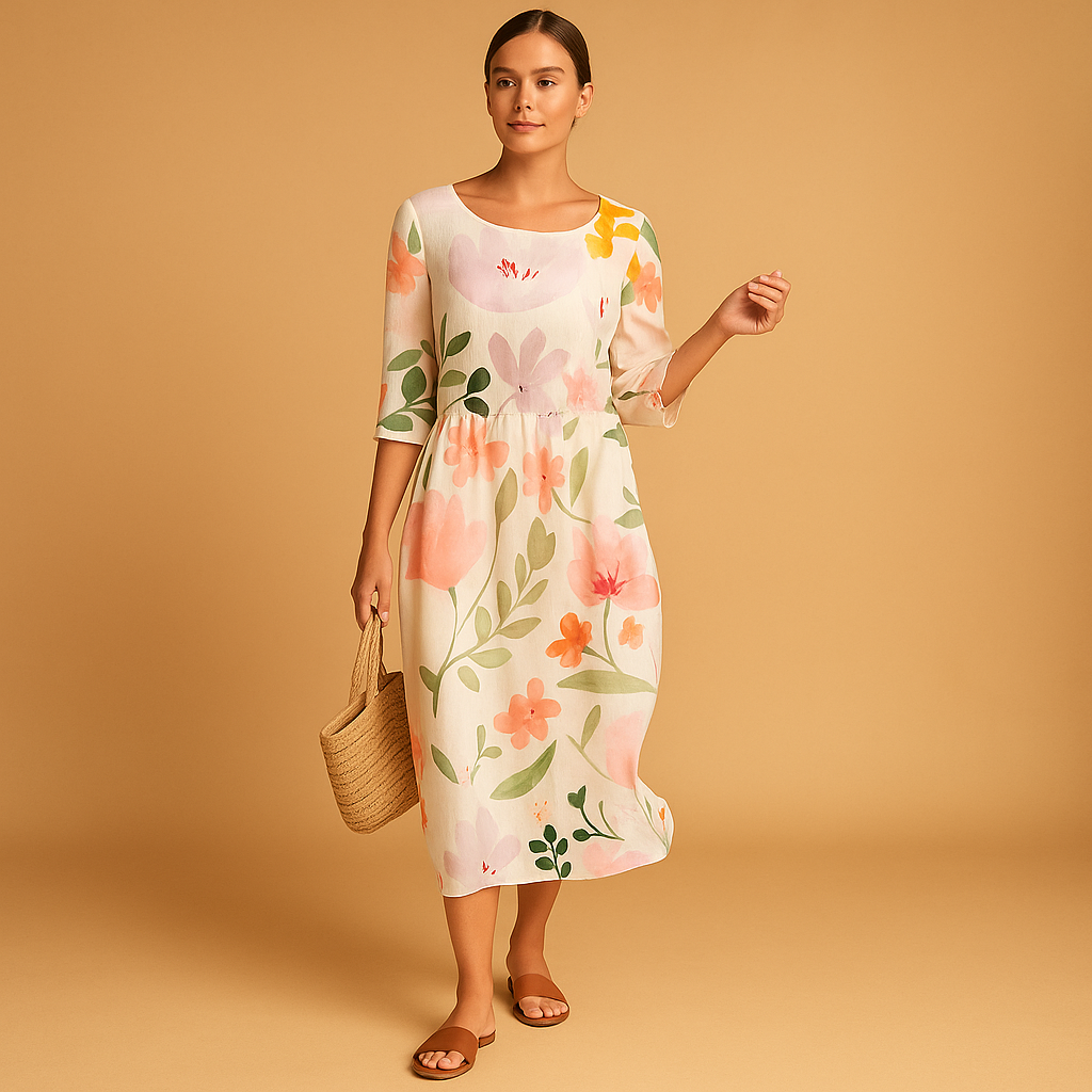 Juliette™ | Robe Midi Fluide