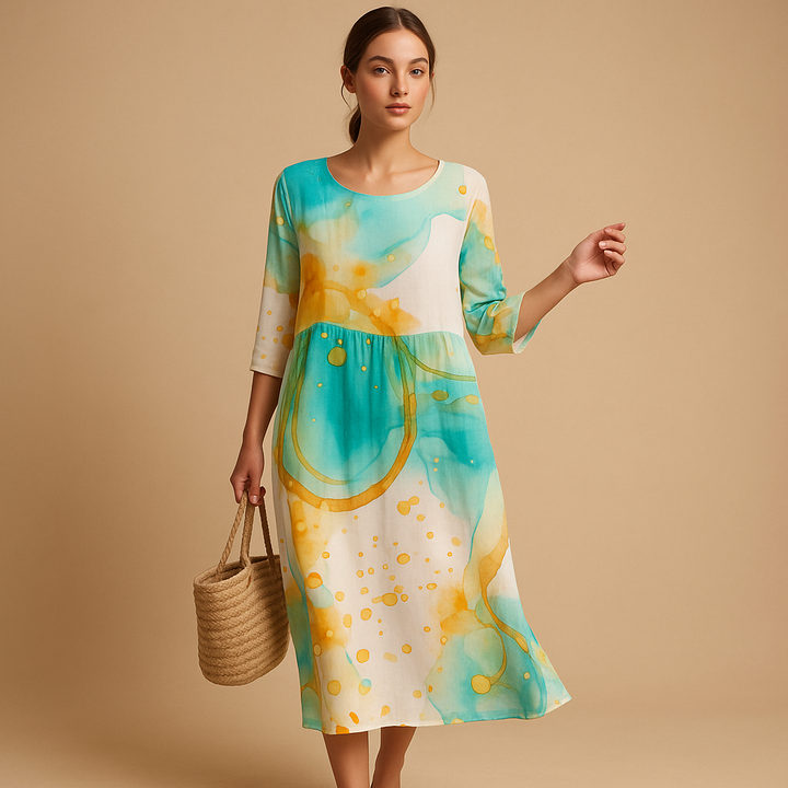 Juliette™ | Robe Midi Fluide