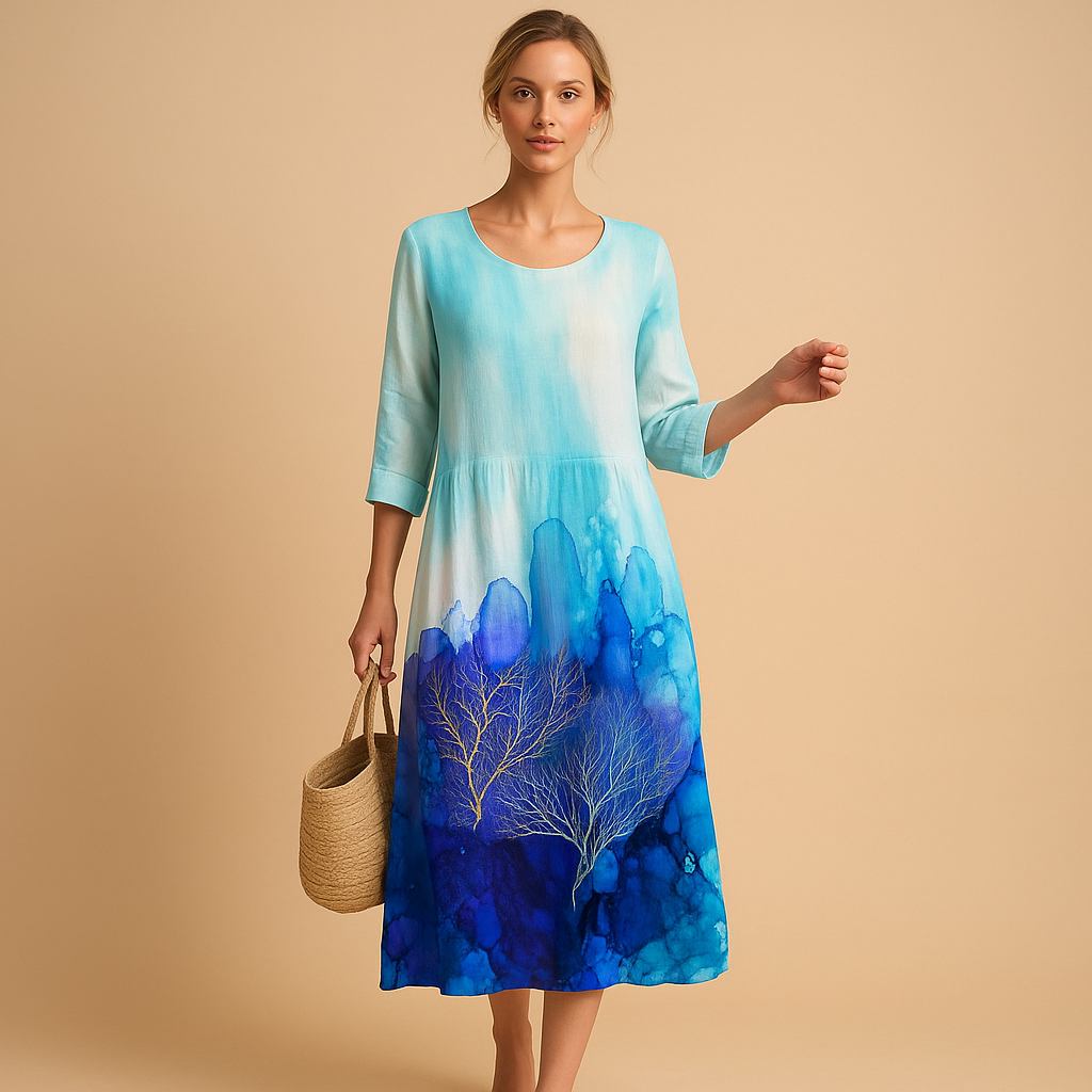 Juliette™ | Robe Midi Fluide