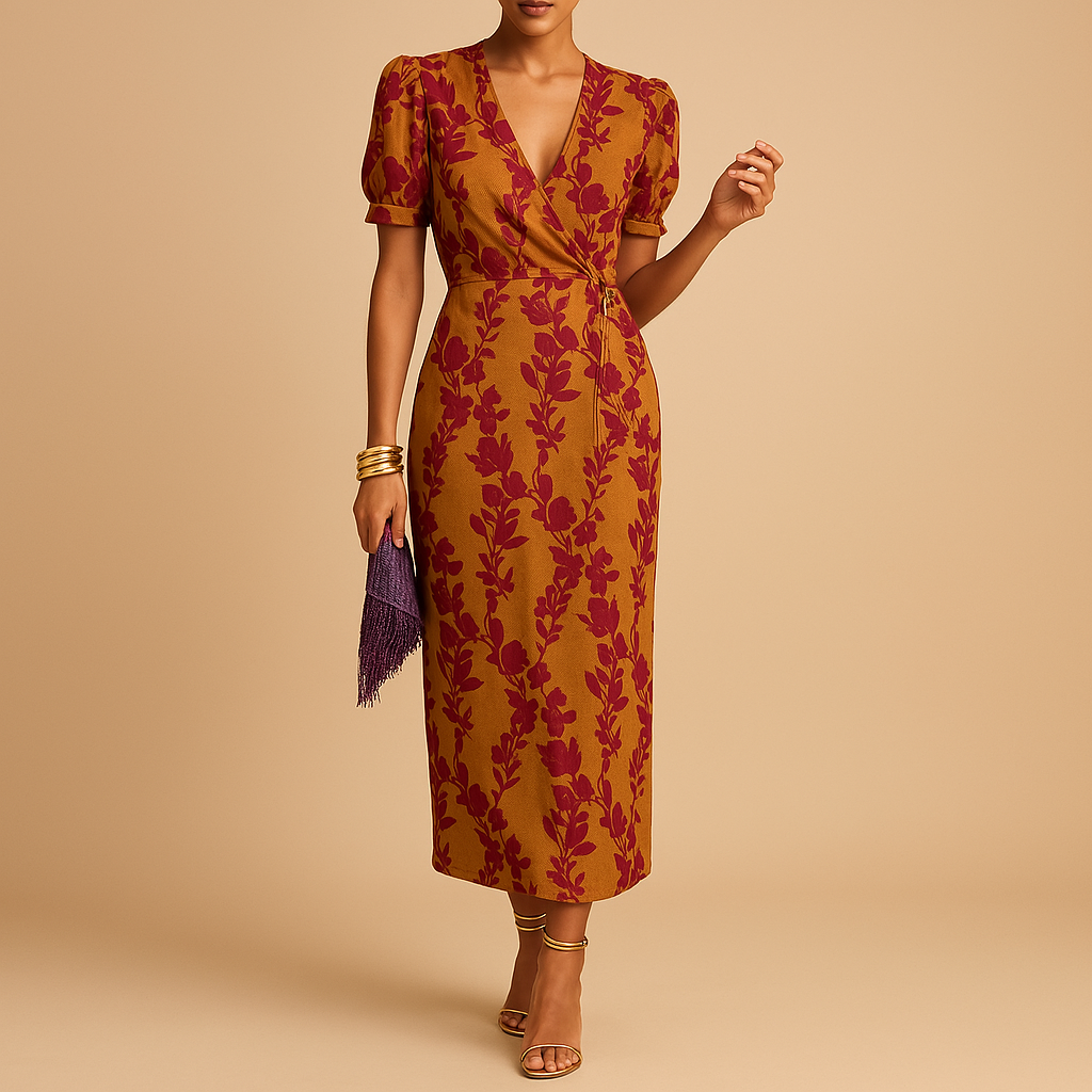 Mélissande™ | Robe Manches Bouffantes