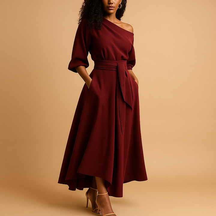 Maïlys™ | Robe Ceinture Élégante