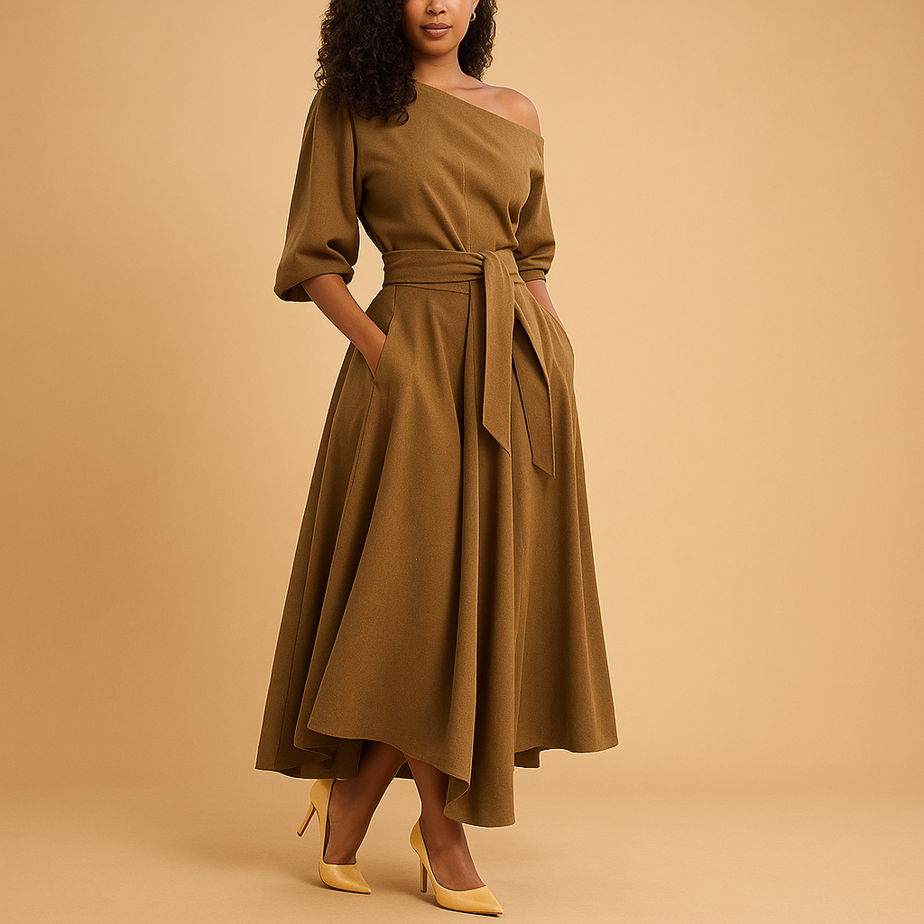 Maïlys™ | Robe Ceinture Élégante