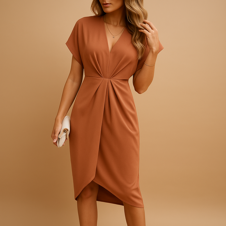 Coralie™ | Robe Midi Portefeuille
