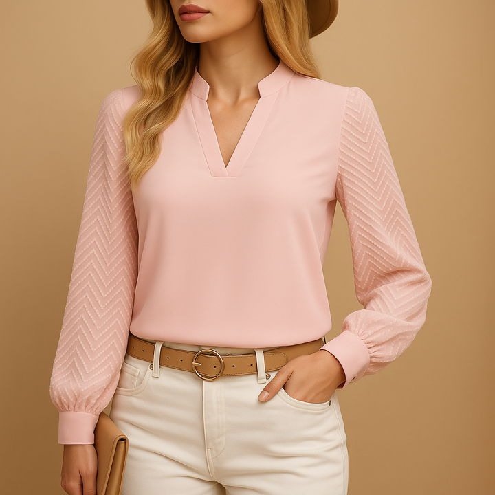 Salomée™ | Top Col V Chic