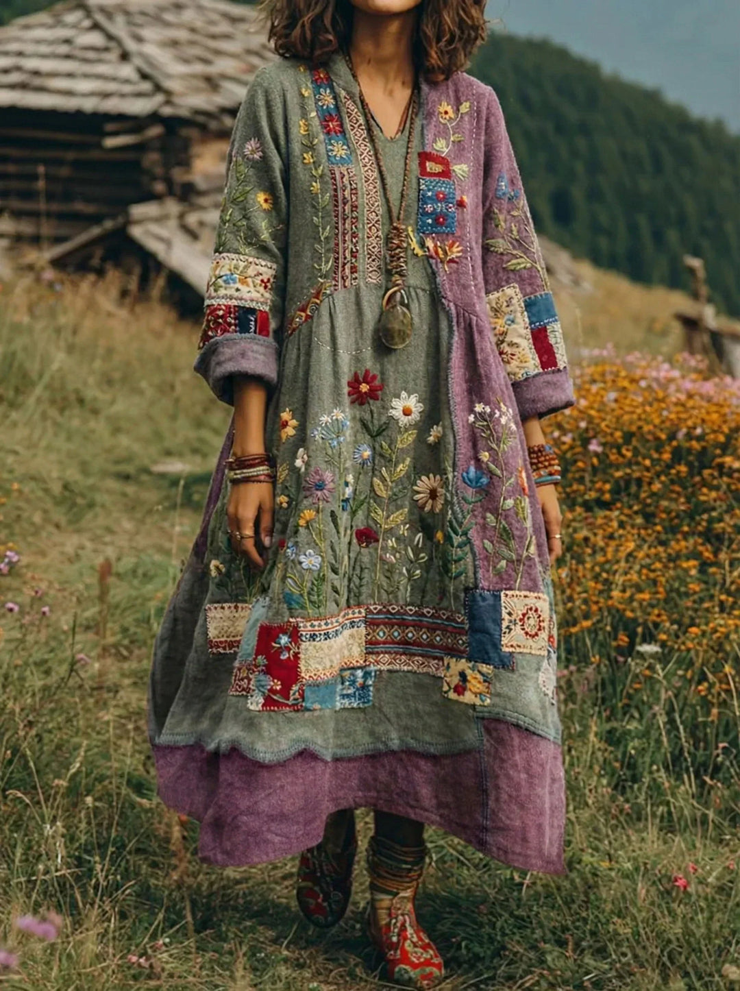 Lara - Robe Élégante à Imprimé Floral