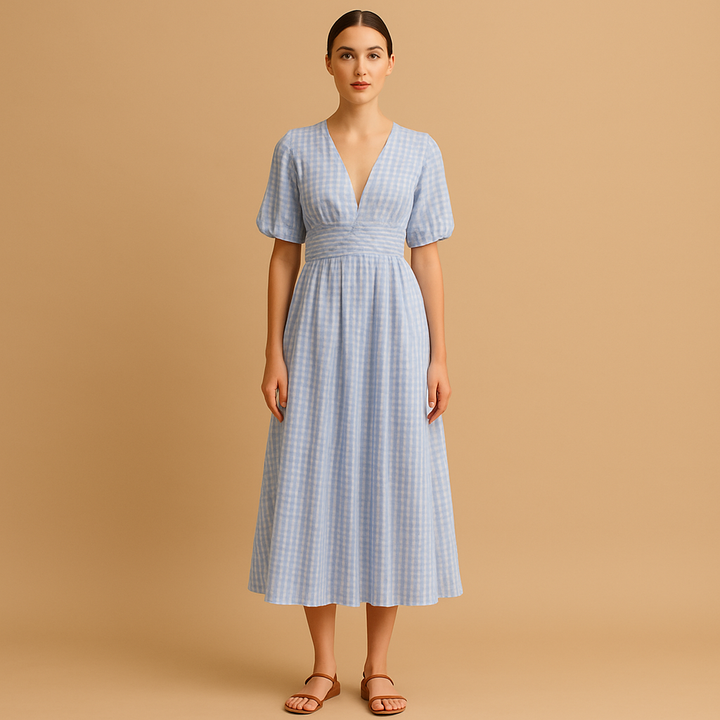 Élise™ | Robe Maxi Boutonnée