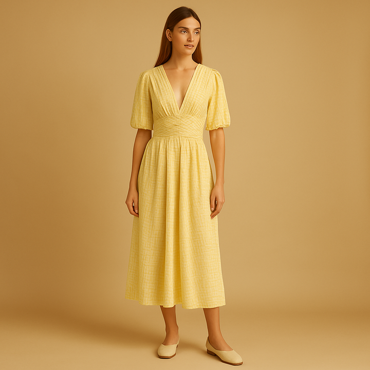 Élise™ | Robe Maxi Boutonnée