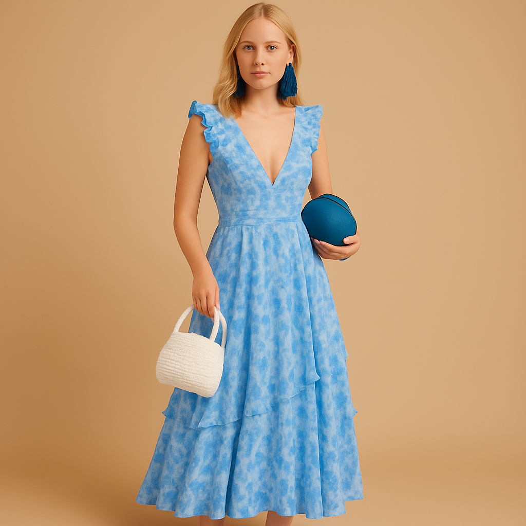 Ophélia™ | Robe Maxi Volants
