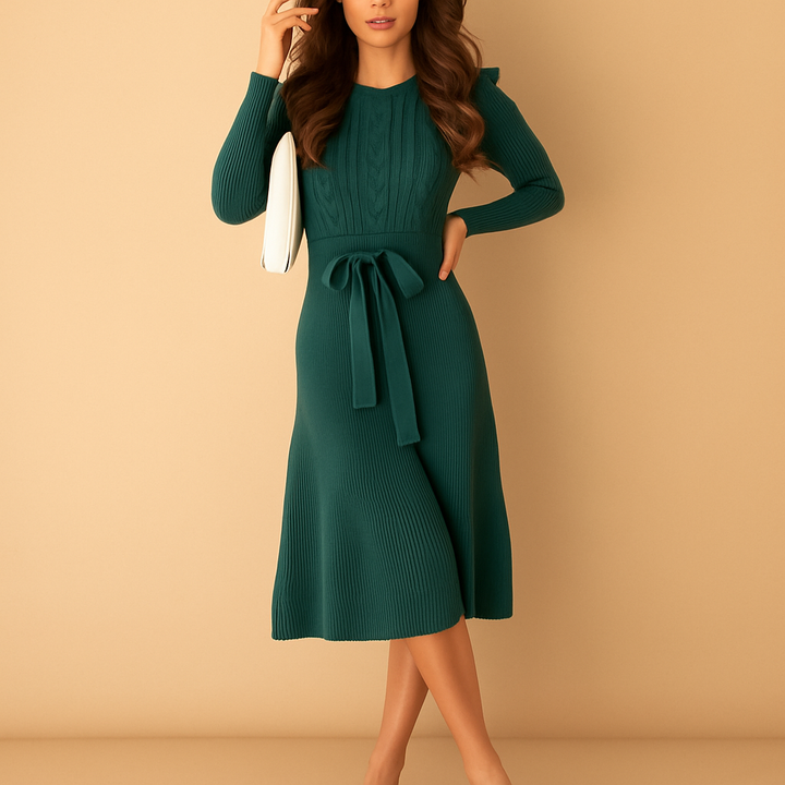 Lauriane™ | Robe Maille Automne